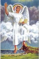 Revelation 10 Mighty Angel cloud robe