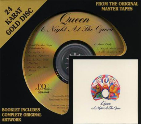 Queen - A Night At The Opera (1975) {2000, DCC, 24-Karat Gold CD)
