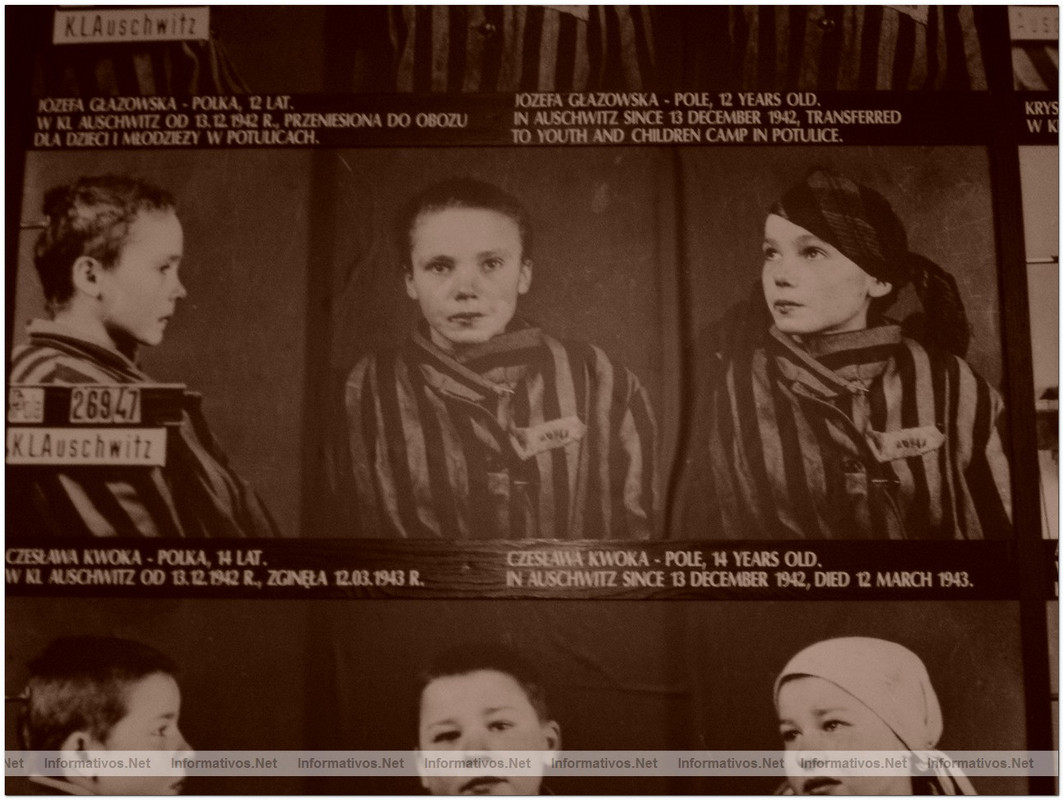 Czeslawa Kwoka, 14 años de edad. Internada en Auschwitz el 13 de diciembre de 1942 - Muerte el 12 de marzo de 1943