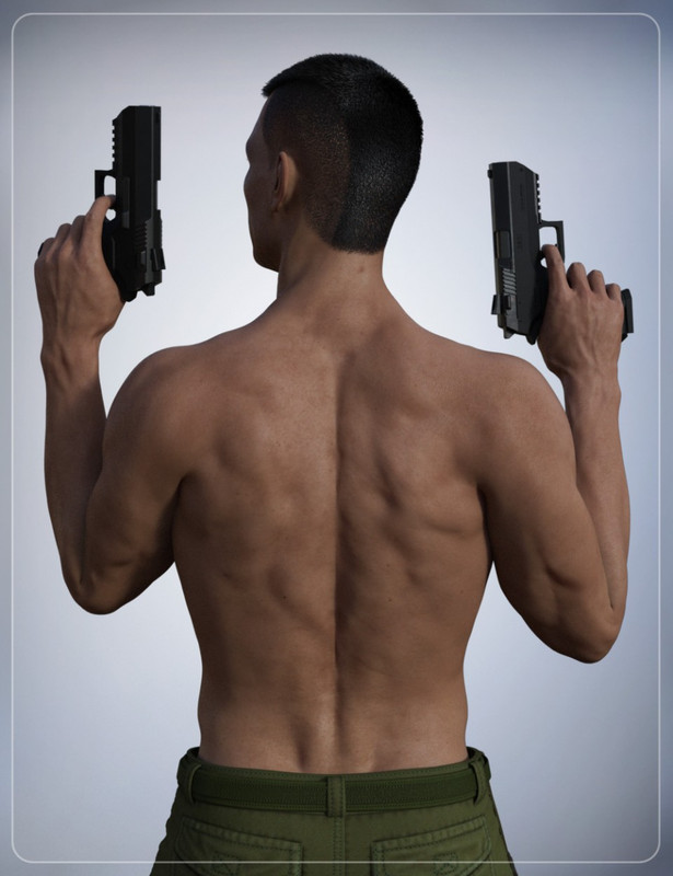 Simple Short Haircut for Genesis 3 Male(s)