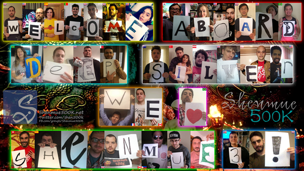 New collage by members of Shenmue 500K