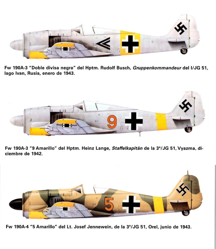 Perfil del Focke Wulf Fw 190