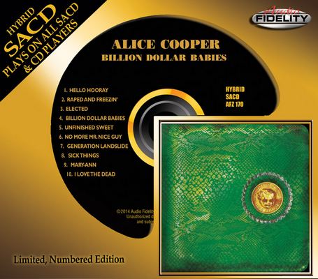 Alice Cooper - Billion Dollar Babies (1973) {2014, Audio Fidelity Remastered, CD-Layer & Hi-Res SACD Rip}