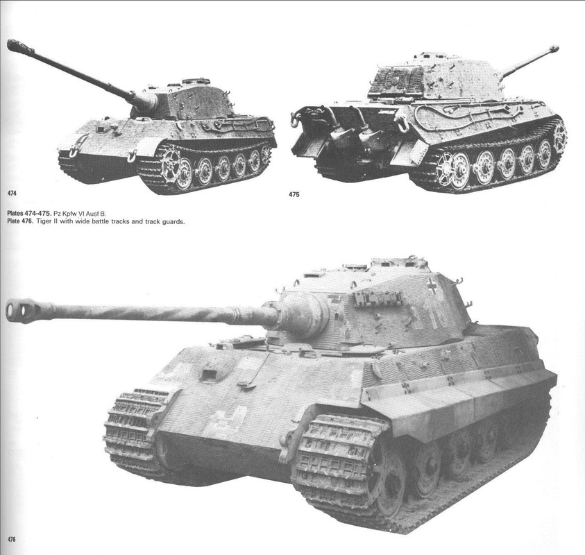 El PzKpfw VI Ausf B Konigstiger, tambien tenia unos pequeños faldones