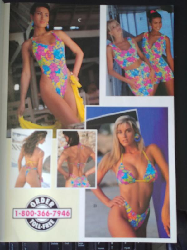 Mm Sexy Rare 1993 Swimwear U S A Swimsuits Bikinis April Storms Cindy