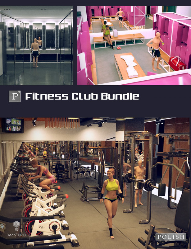 00 main fitness club bundle daz3d