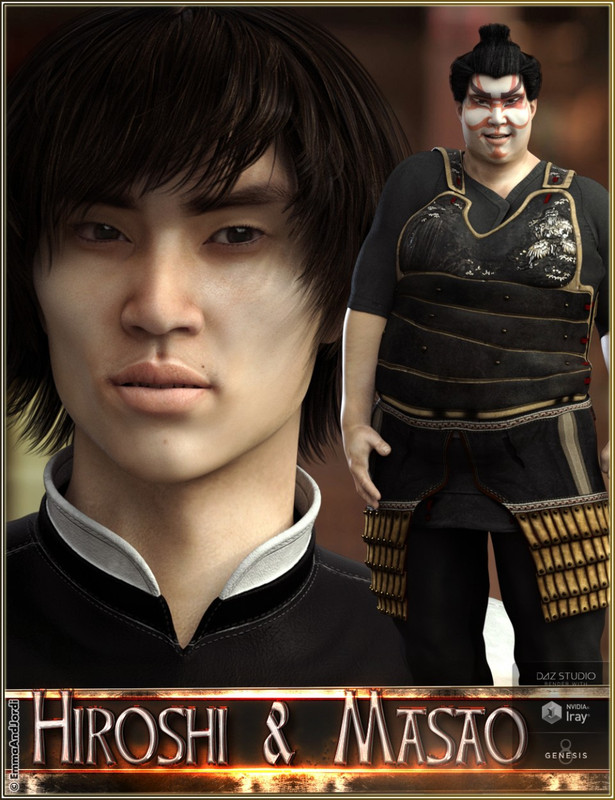 00 main ej hiroshi and masao for genesis 8 male daz3d