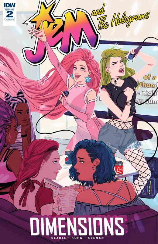 Jem and the Holograms - Dimensions #1-4 (2018) Complete