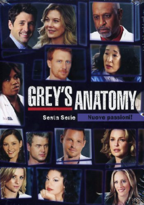 Grey's Anatomy - Stagione 6 (2009-2010) 6xDVD9 COPIA 1:1 ITA-ENG-ESP