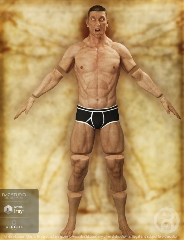 Severed Man for Genesis 8 Male(s)