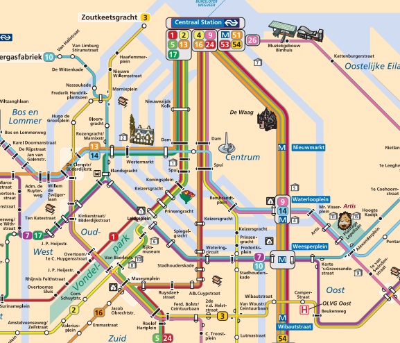 amsterdam metro map pdf