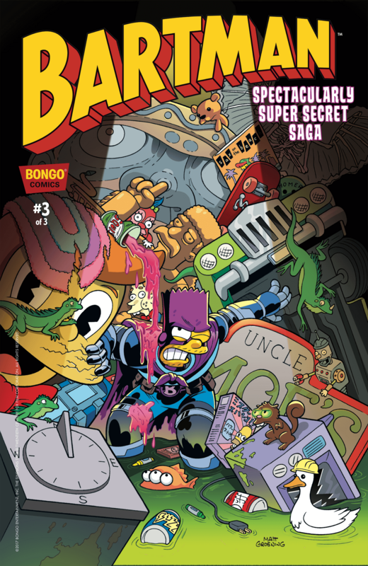 Bartman Spectacularly Super Secret Saga #1-3 (of 03) (2017) Complete