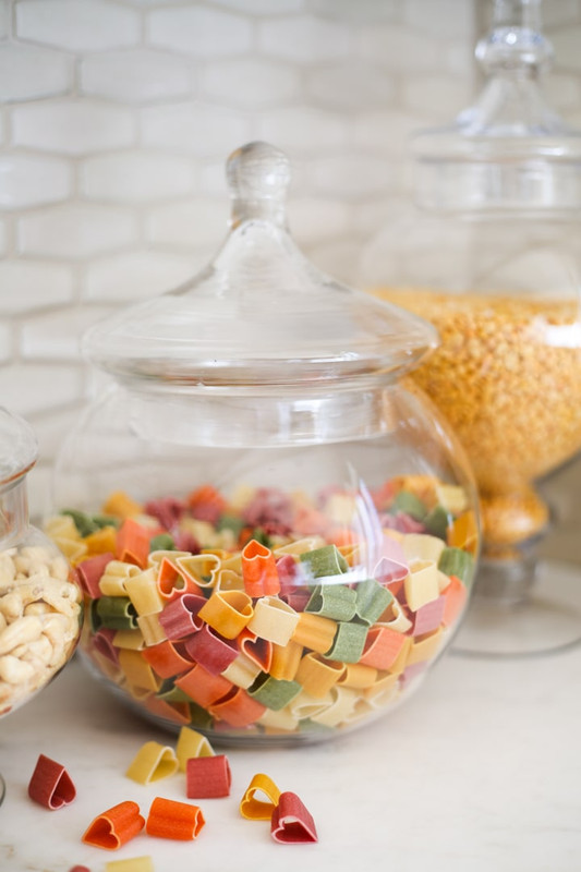 Try keeping your boxed cereal, pasta, rice, sugar, and other dry edibles in these fashionable jars!