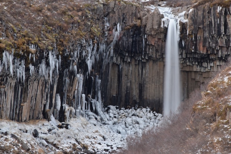 Islandia en campervan, en invierno!! - Blogs de Islandia - DÍA 7: Media vuelta: Pasando de nuevo los fiordos-Svartifoss-Skogafoss (4)