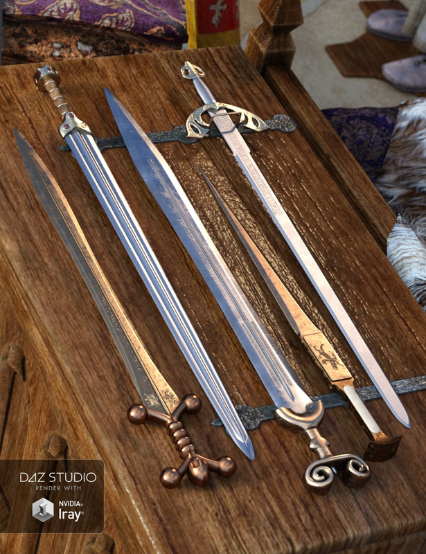 00 daz3d legendary blades