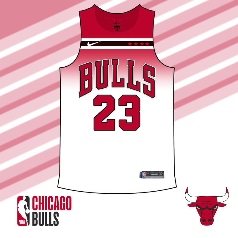 saltshaker91 posted to Instagram: Chicago bulls basketball uniform concept  design made by @caruso_d…