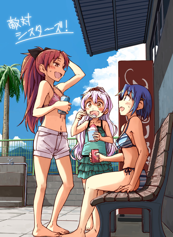 miki_sayaka_momoe_nagisa_and_sakura_kyouko_mahou_shoujo_madoka