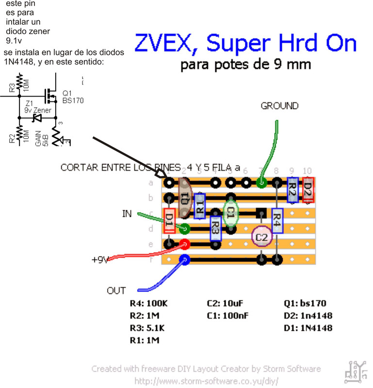 Zvex sho схема