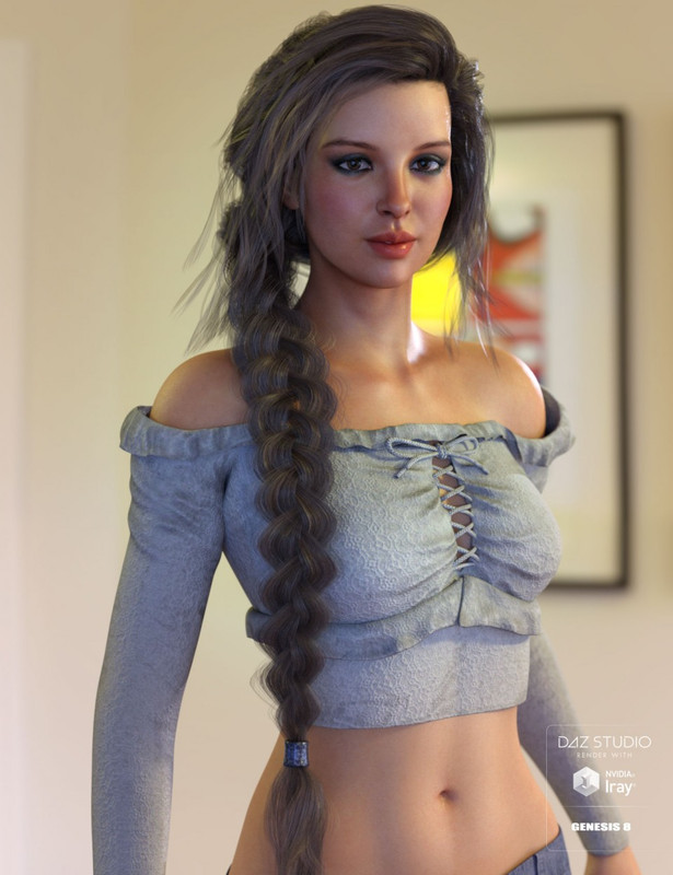 Perrin Hair for Genesis 3 & 8 Female(s)