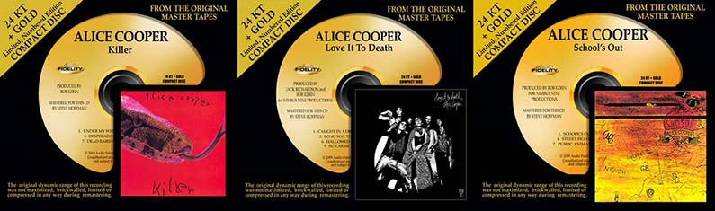 Alice Cooper - 3 Albums (1971-1972) {Audio Fidelity, Remastered}