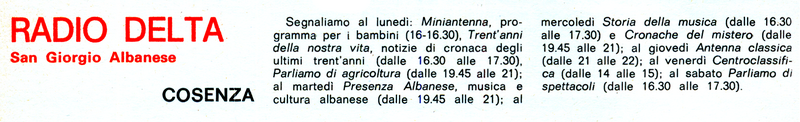 1977_07_Radio_Delta_San_Giorgio_Albanese_Cosenza