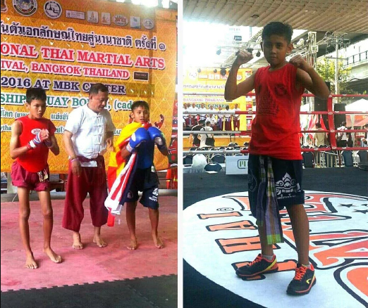 Budak Dari Taiping Juara Dunia Tinju Muay Thai 2016