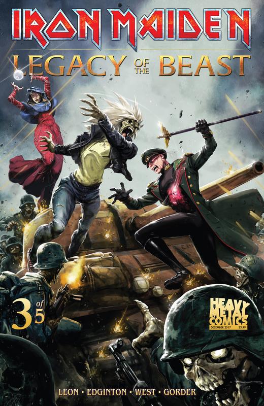 Iron Maiden Legacy of the Beast #1-5 (2017-2018) Complete